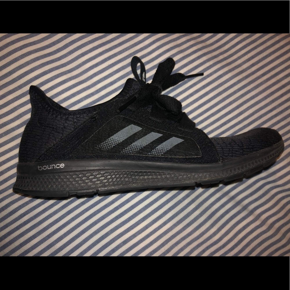Adidas black bounce shoes